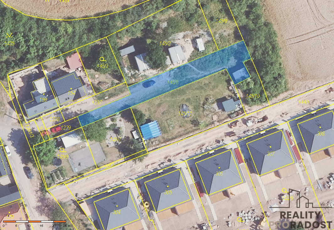 Prodej stavebního pozemku v osobním vlastnictví v Podlešíně, - 8