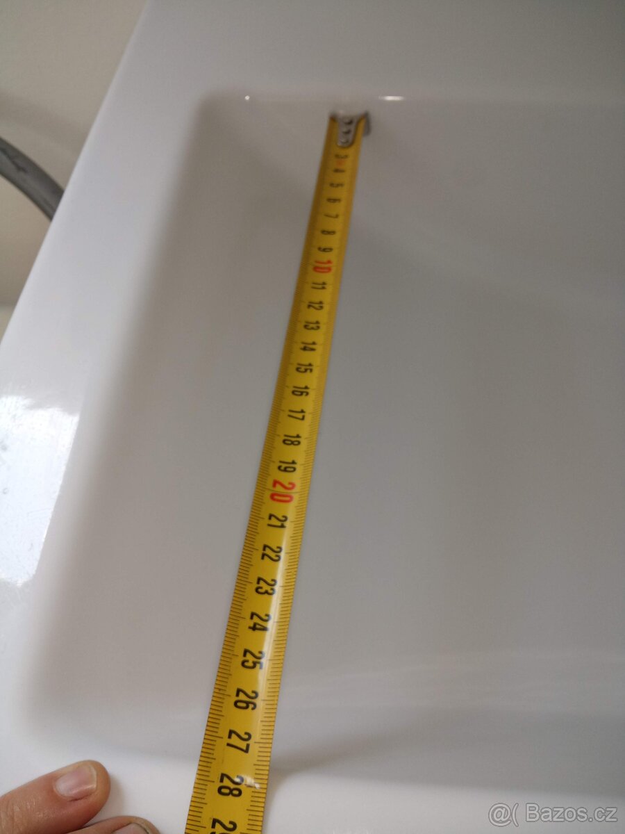 umyvadlo Cersanit 80x45cm + koupelnová skříňka IKEA - 8