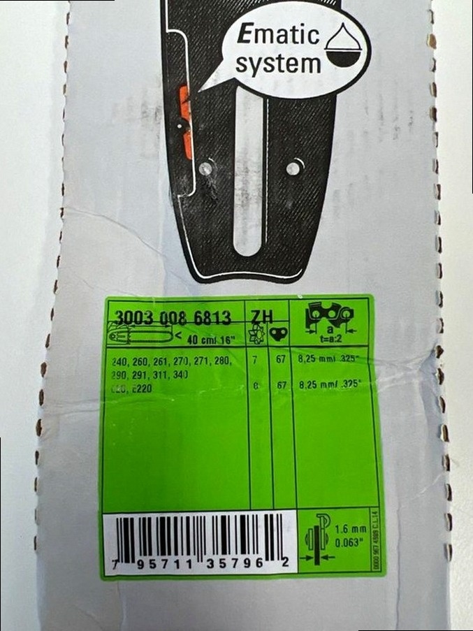 Nová motorová pila Stihl MS260 – 2x řetěz + lišta - 8