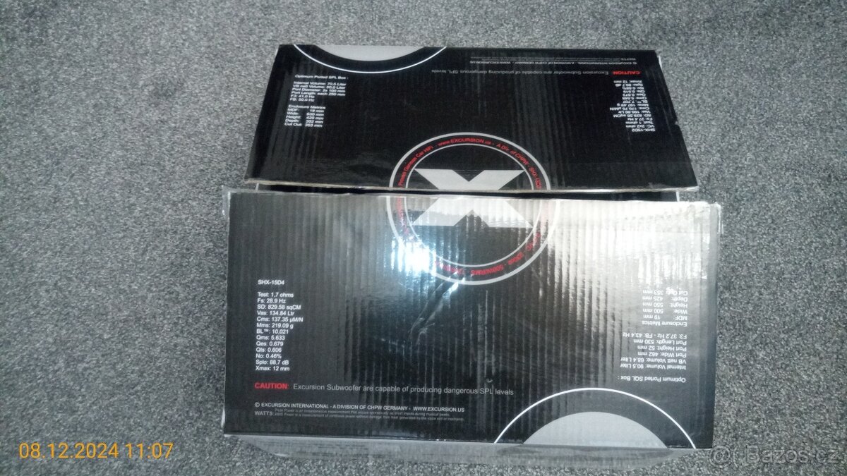 15" subwoofer - 8