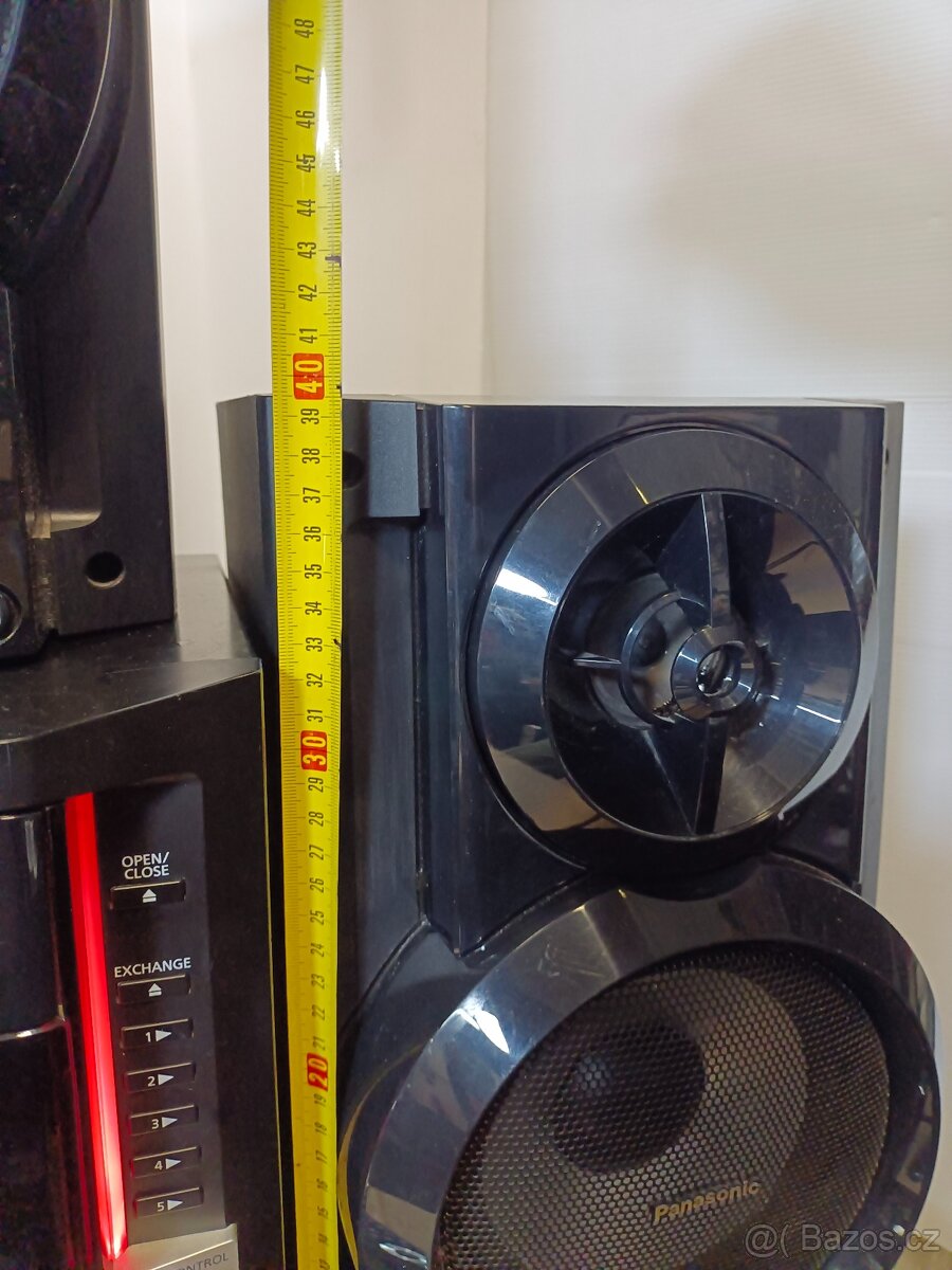 PANASONIC věž SA-AK770, CD-Mgf-USB-Rádio, subwoofer - 8