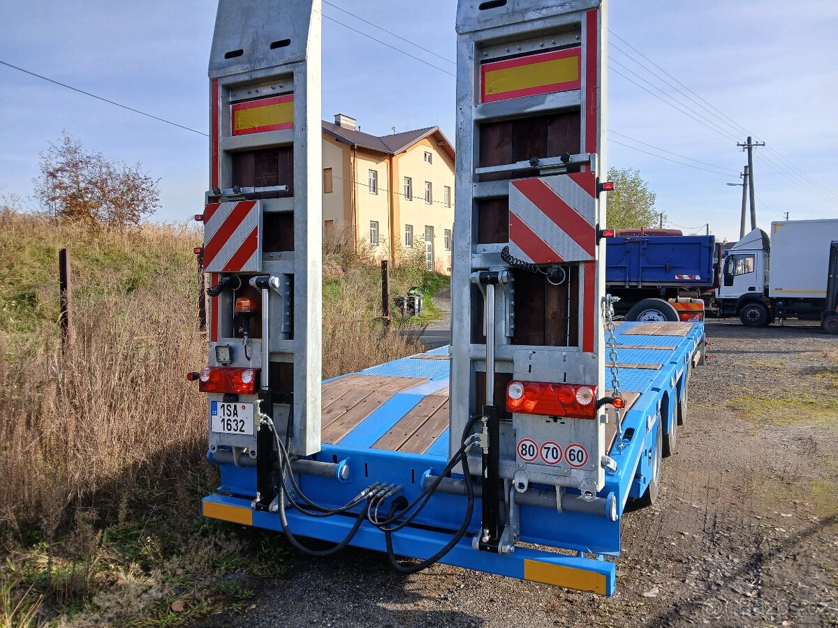 Přívěs na kompresor vrtná souprava bagry - 8