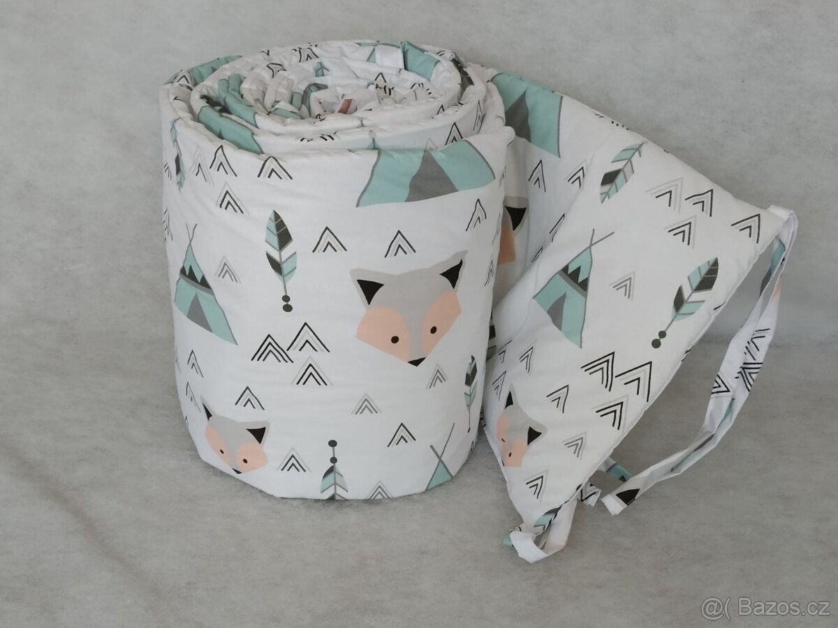 Nový mantinel do postýlky mix vzorů - 8
