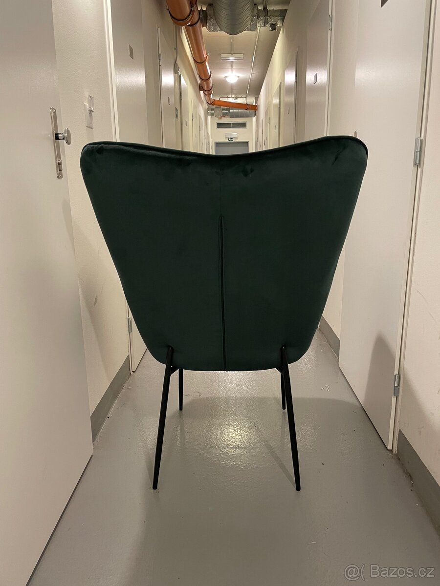 Sametové křeslo Glasgow - 8