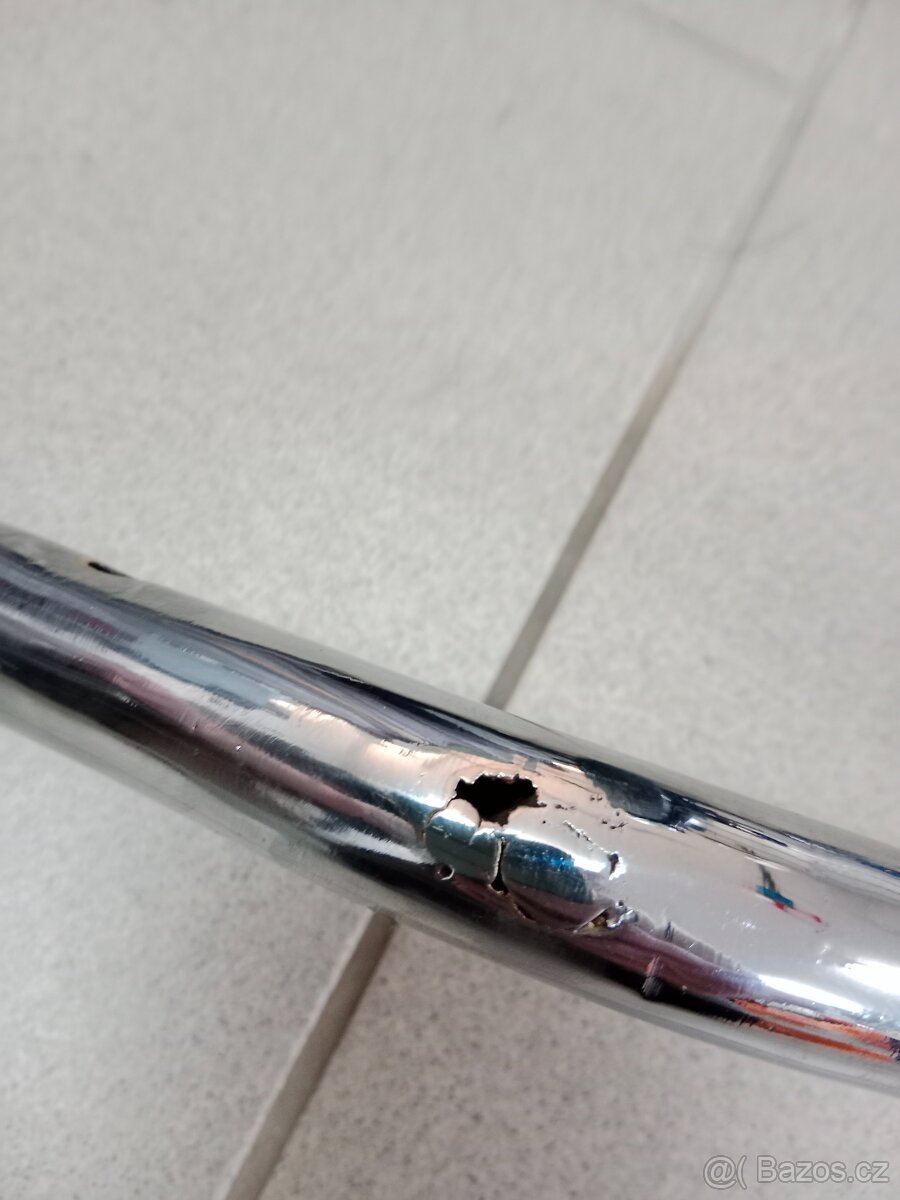 ČZ 250, 350 Tourist, Předválečná Řidítka 25mm - Nový Chrom. - 8