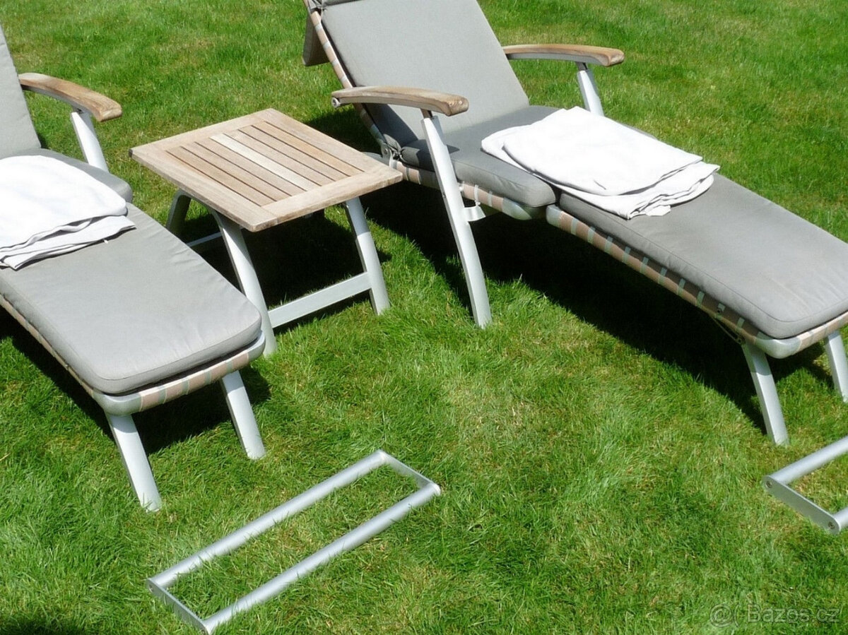 Originální zahradní nábytek Garpa, lehátka, křeslo, Spojené - 8