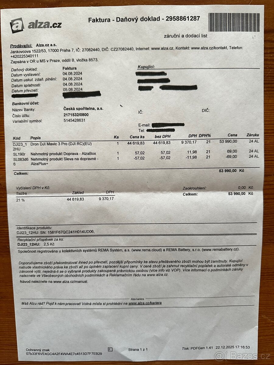 Dron DJI 3 Pro (DJI RC) - 8