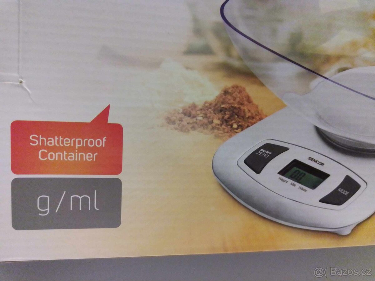 Sencor Kuchyňská digitální váha Kitchen Scale SKS 4001WH - 8