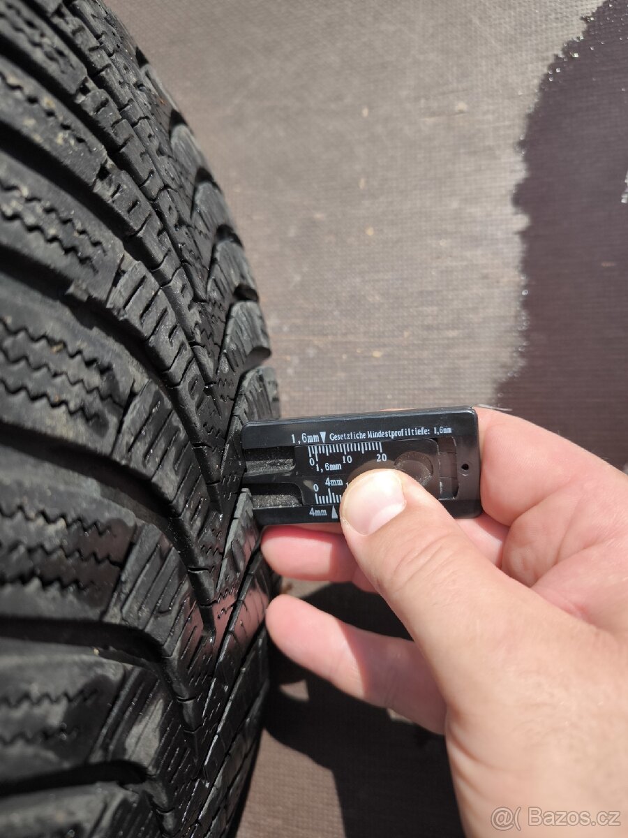 Originál Skoda Alu disky 15" s pneu Hankok 196/65/15 - 8