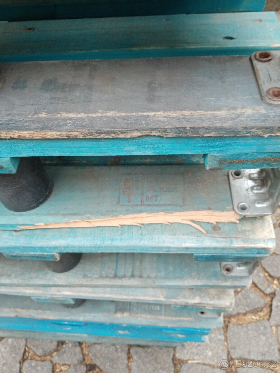 Dřevěné palety 80 x 60 x 16 cm. - 8