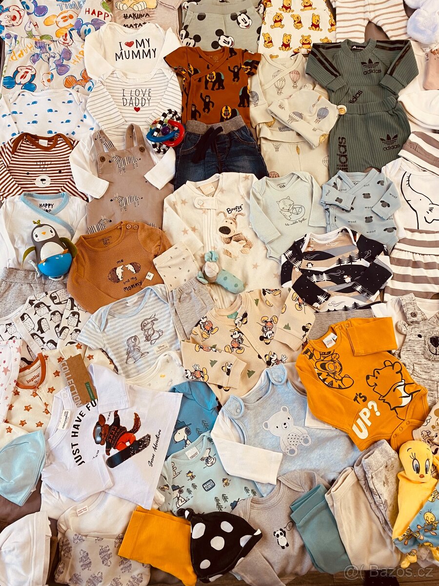 Balík oblečení na miminko 0-6 m unisex - 8