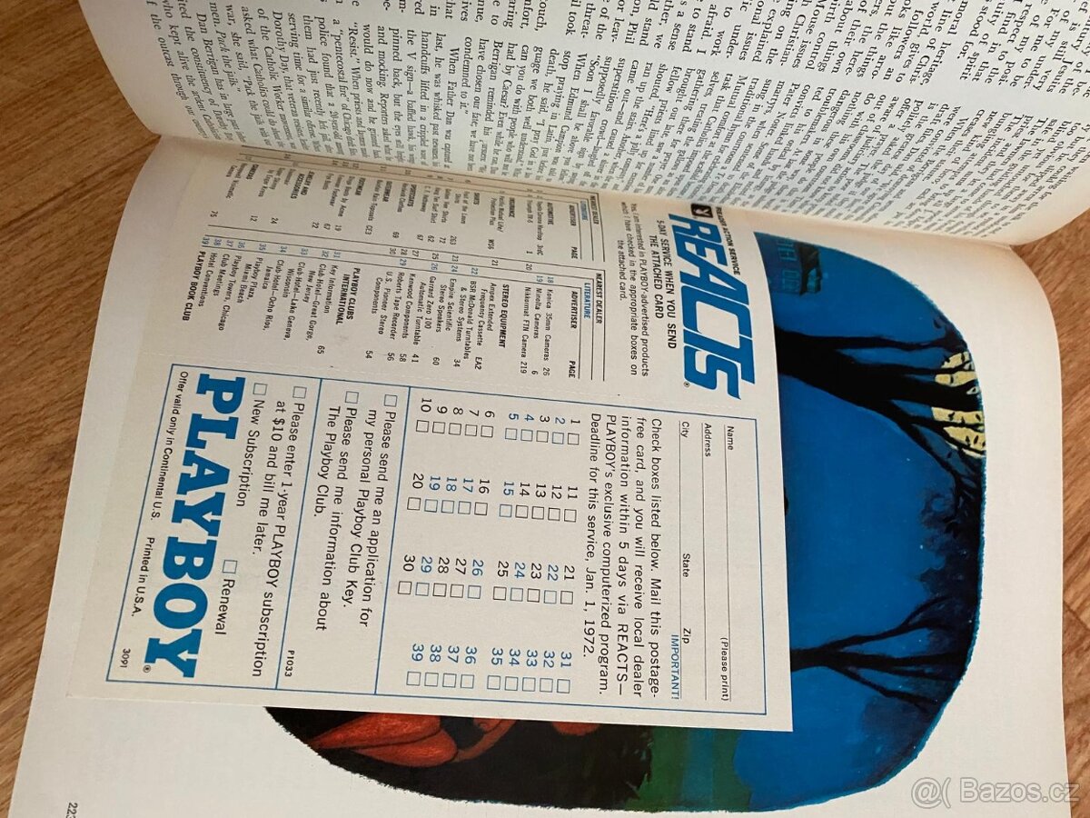 Playboy časopis 11.1971 US verze - 8