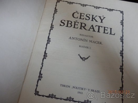 Český sběratel - 8