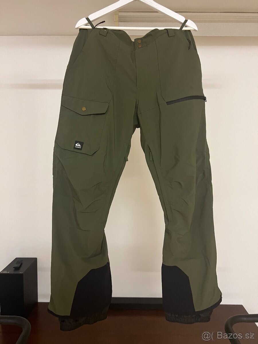 Quiksilver Utilty (grape leaf) L size snowboard ski nohavice - 8