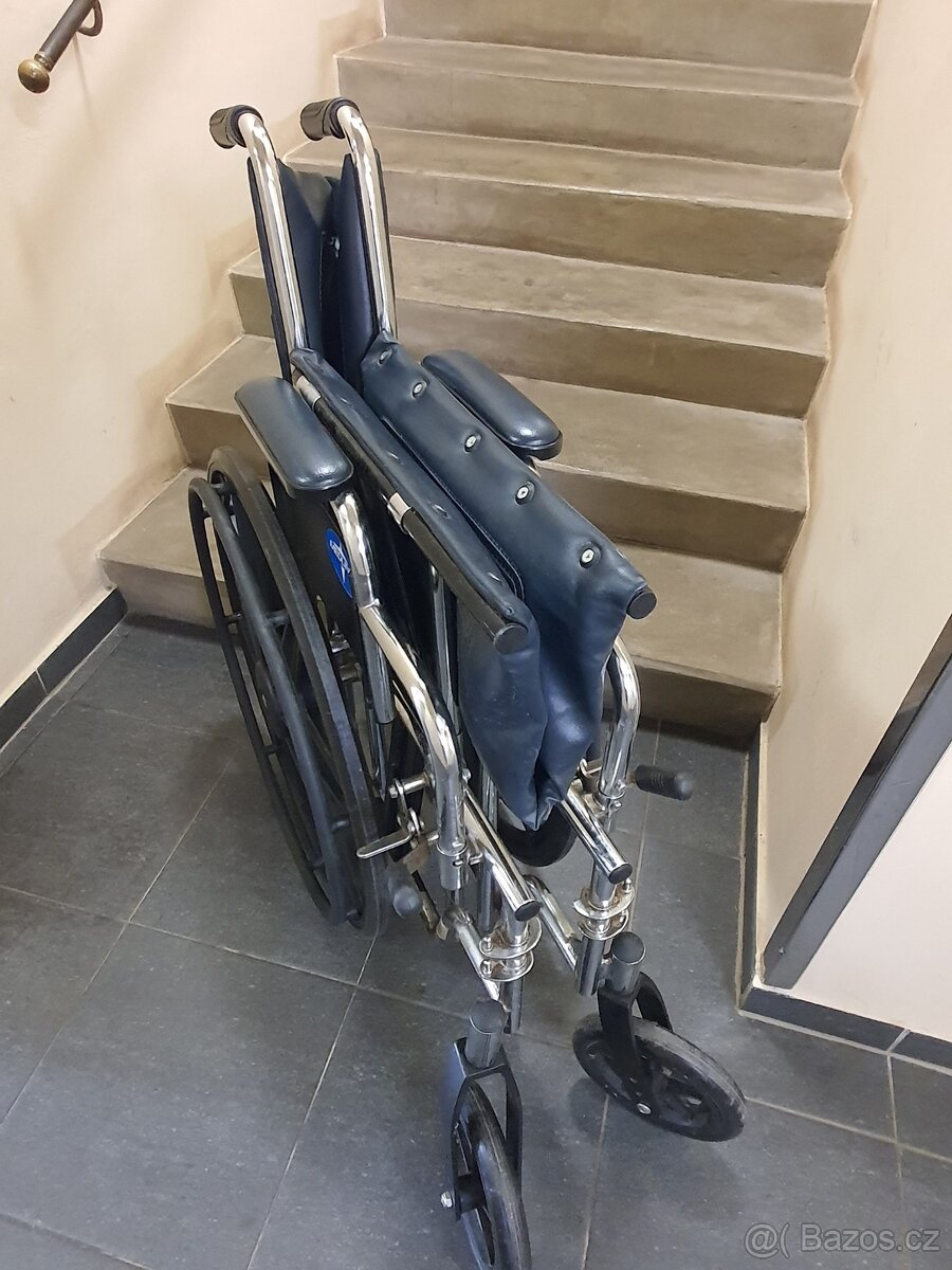 MAXI ŠIROKÝ zesílený značkový invalidní vozík - 8