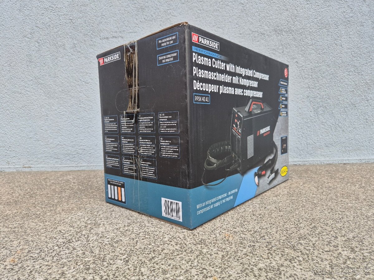 Plazmová řezačka s integrovaným kompresorem Parkside PPSK 40 - 8