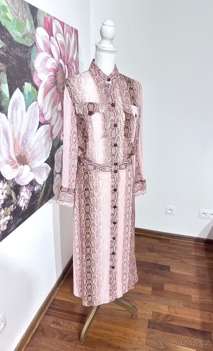 MASSIMO DUTTI Maxi šaty - 8