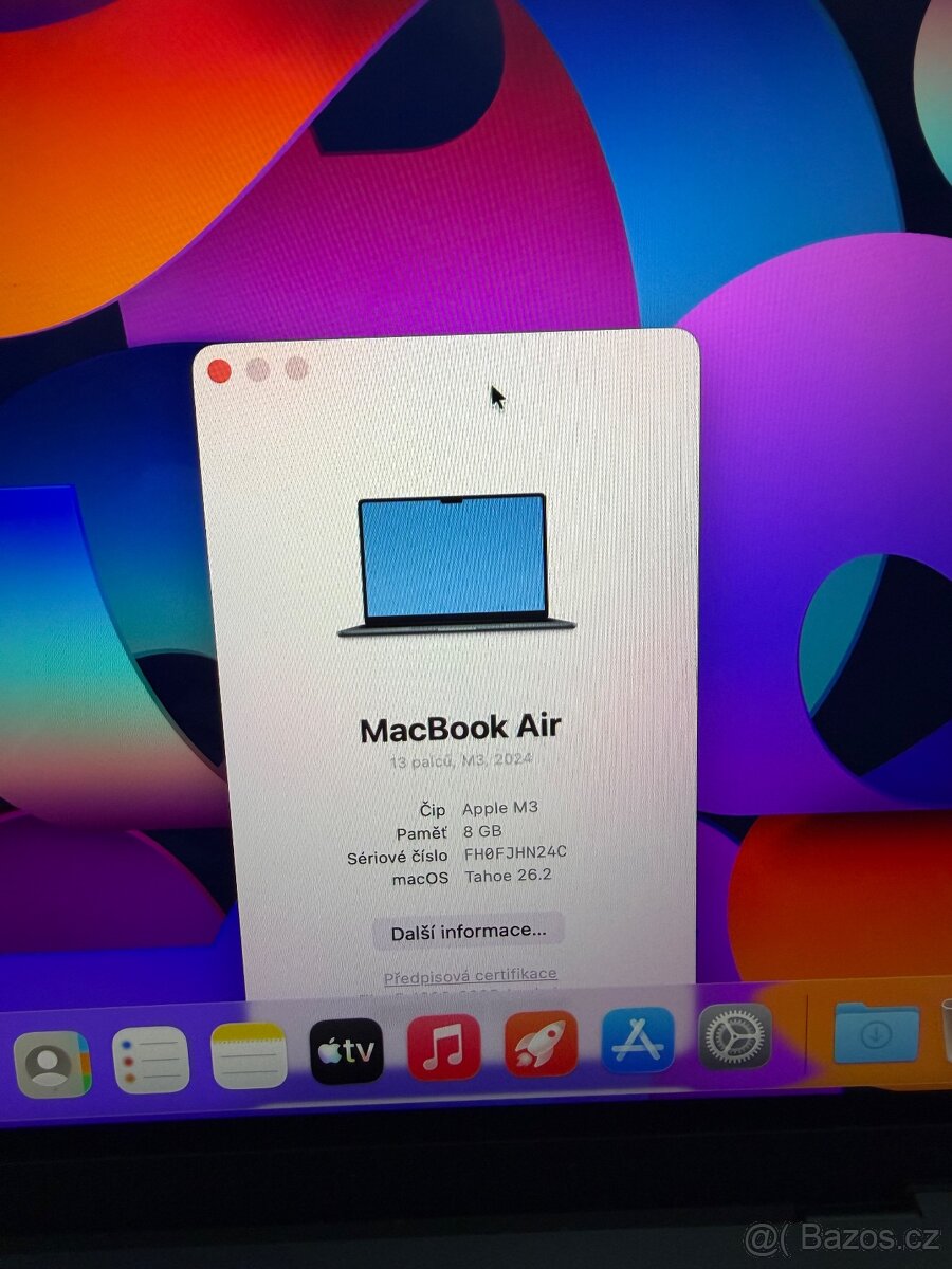 MacBook Air 13” M3 2024 256GB - 8
