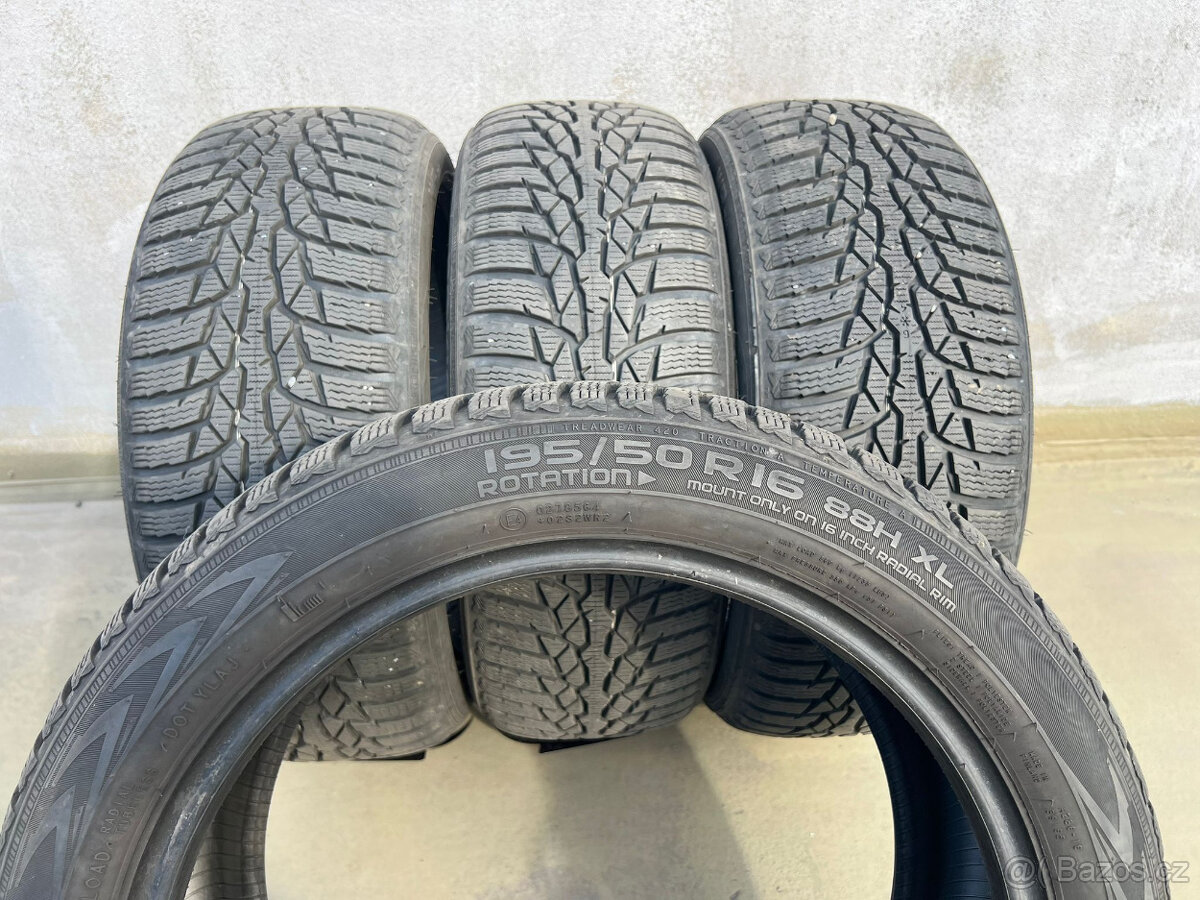 195/50R16 88H XL NOKIAN WRD4 zimní pneu 6,5-7,5mm - 8