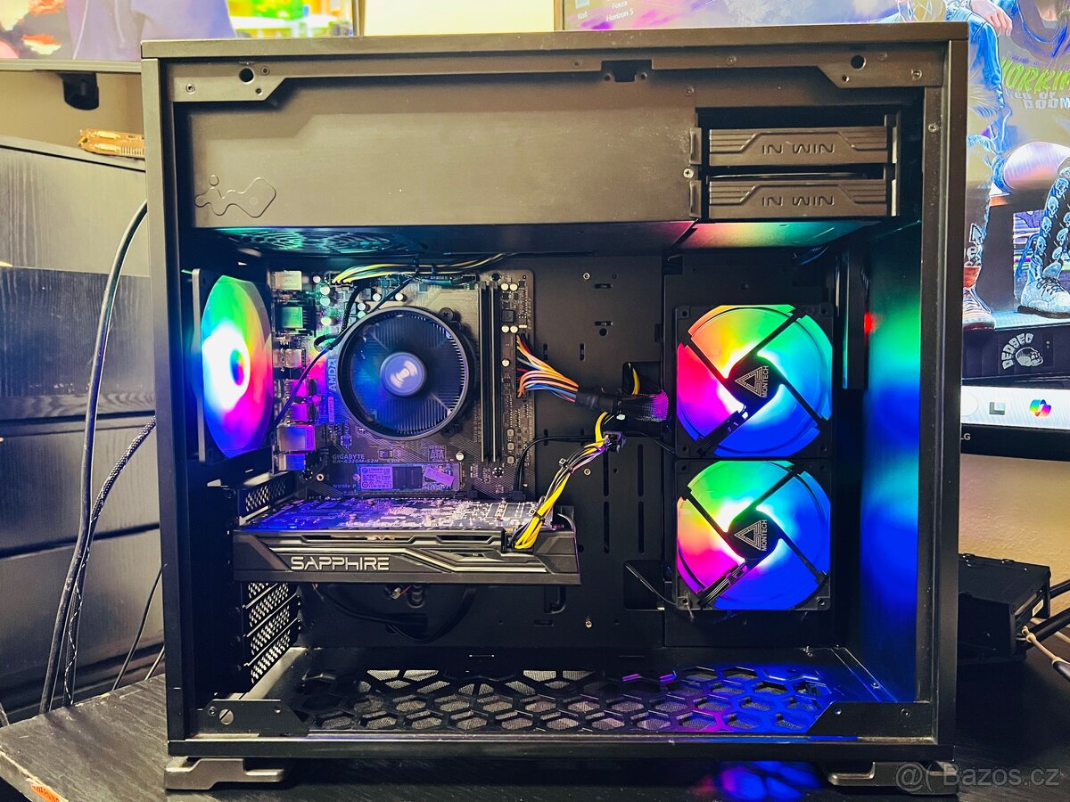 Herní Ryzen 5, až 16GB DDR4, m.2 SSD+ HDD, RX 470 4GB Win 11 - 8