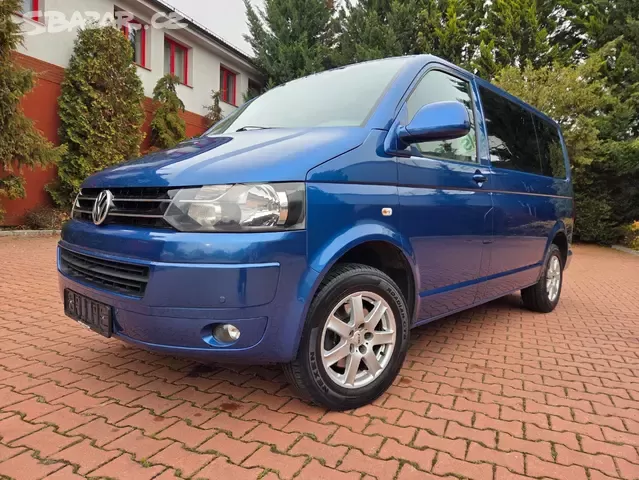 VW Caravelle T5 2.0 TDI 103kW,7.sedadel,Webasto,Tažné - 8