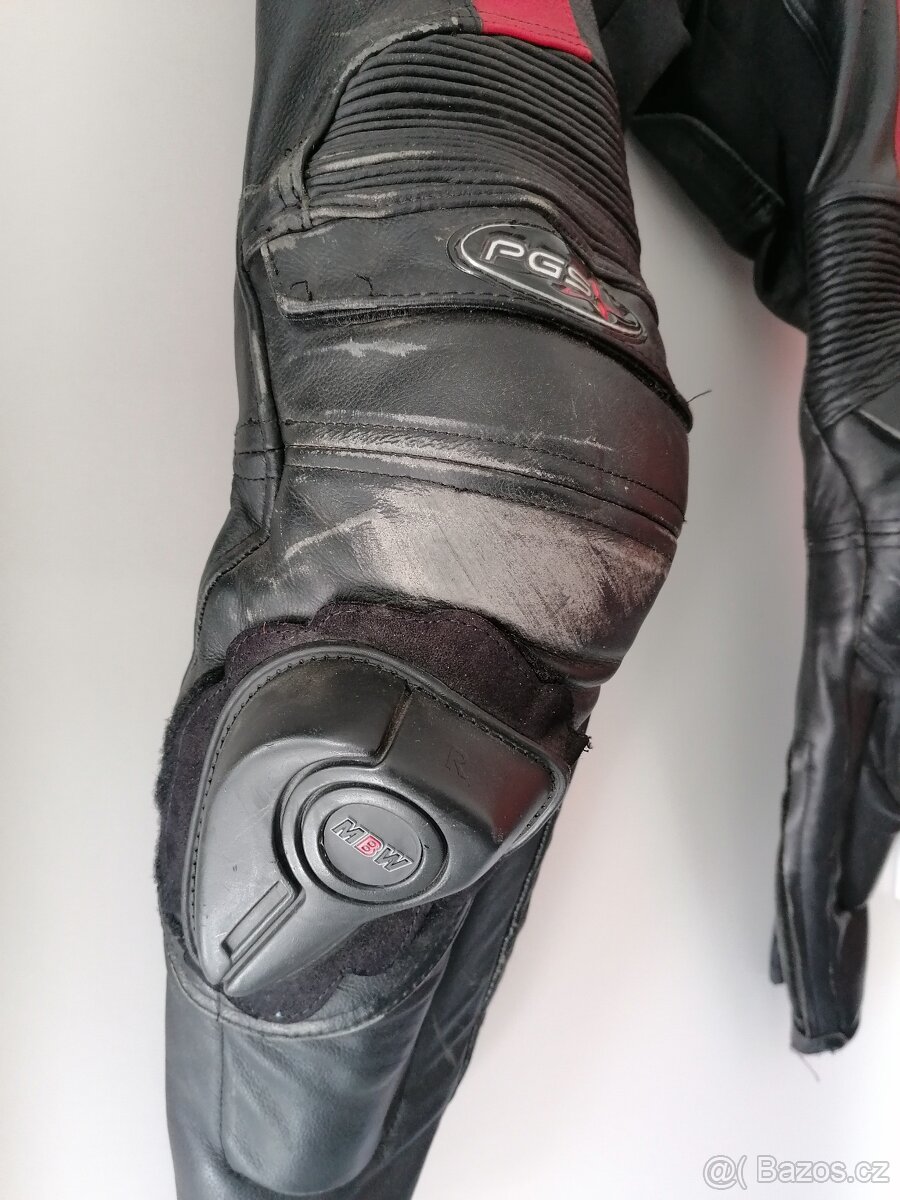 Dvoudílná kožená kombinéza Padana - 8