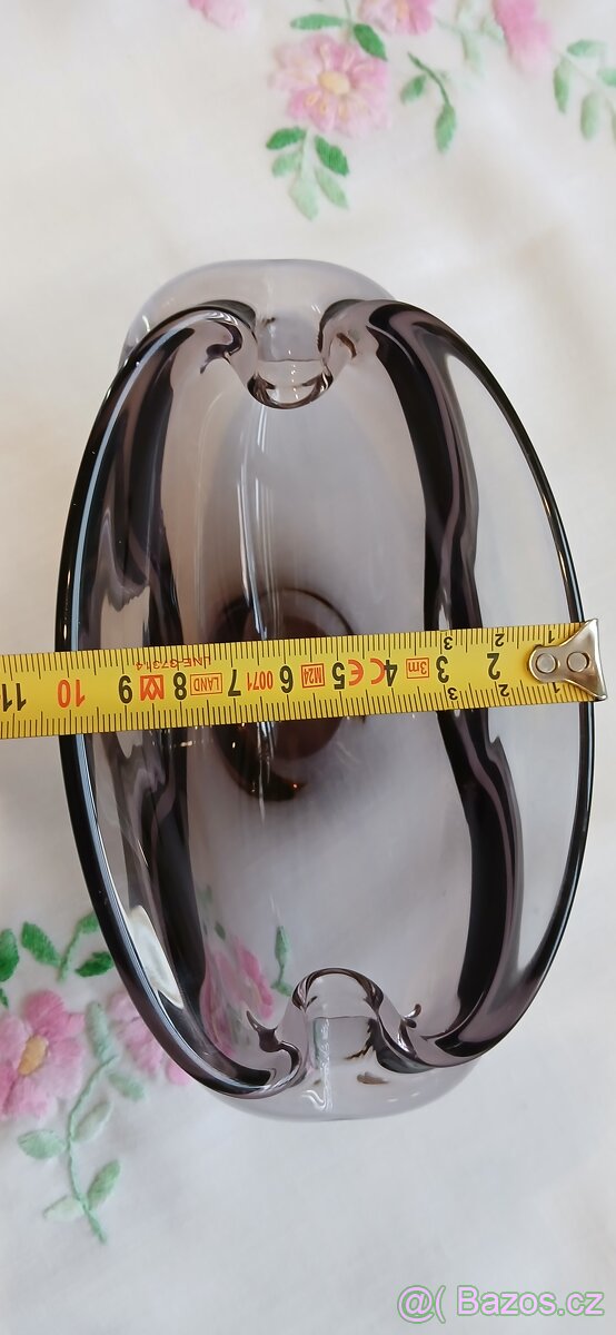 Popelník hutní sklo - 8