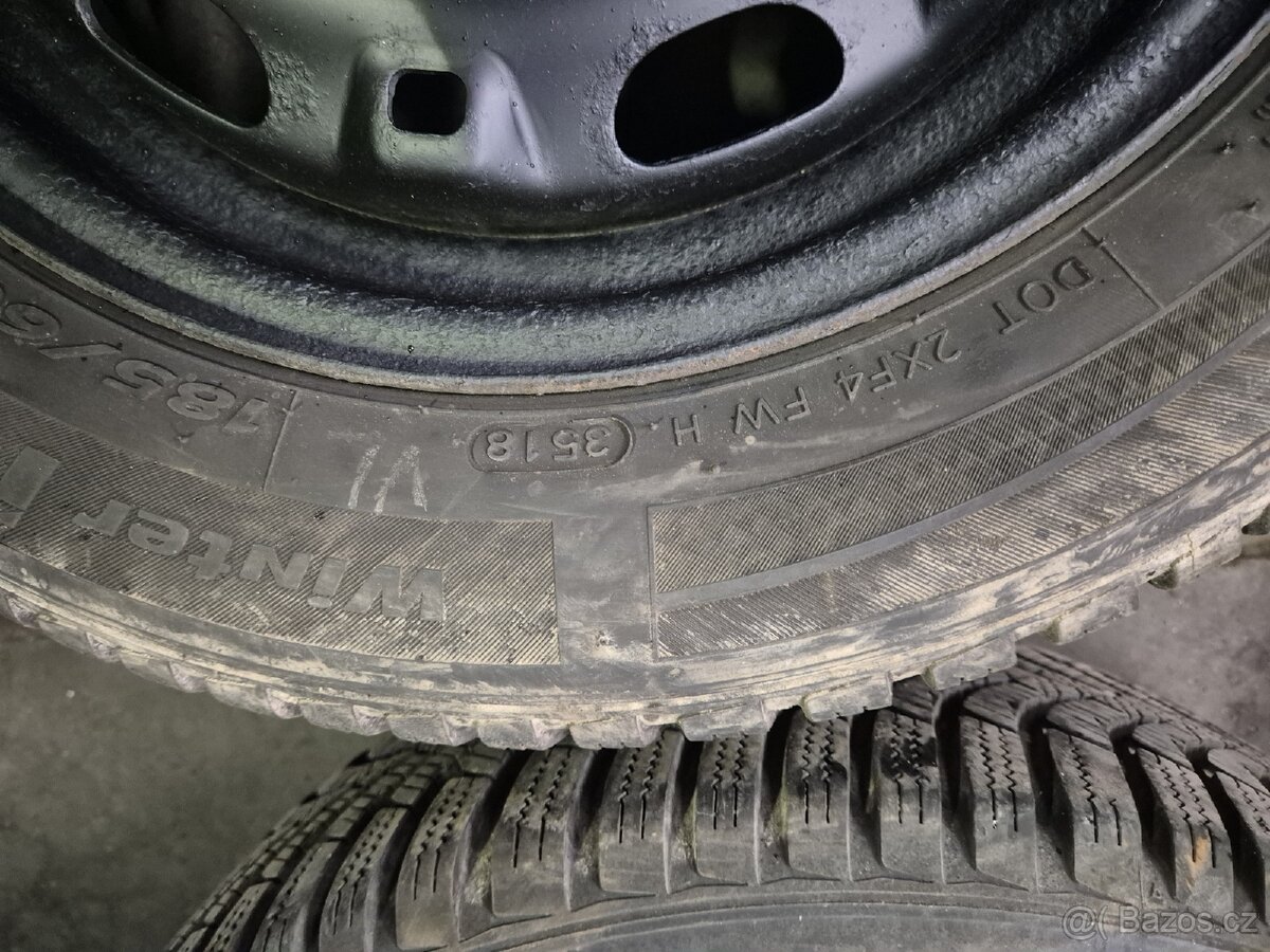 Škoda Fabia I zimni sada kol. 5x100 6Jx14 ET43 - 8