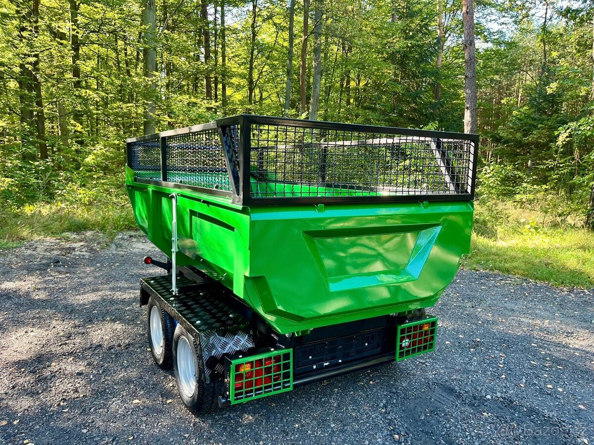 Sklápěcí přívěsný vozík do 750 kg – za auto i čtyřkolku - 8