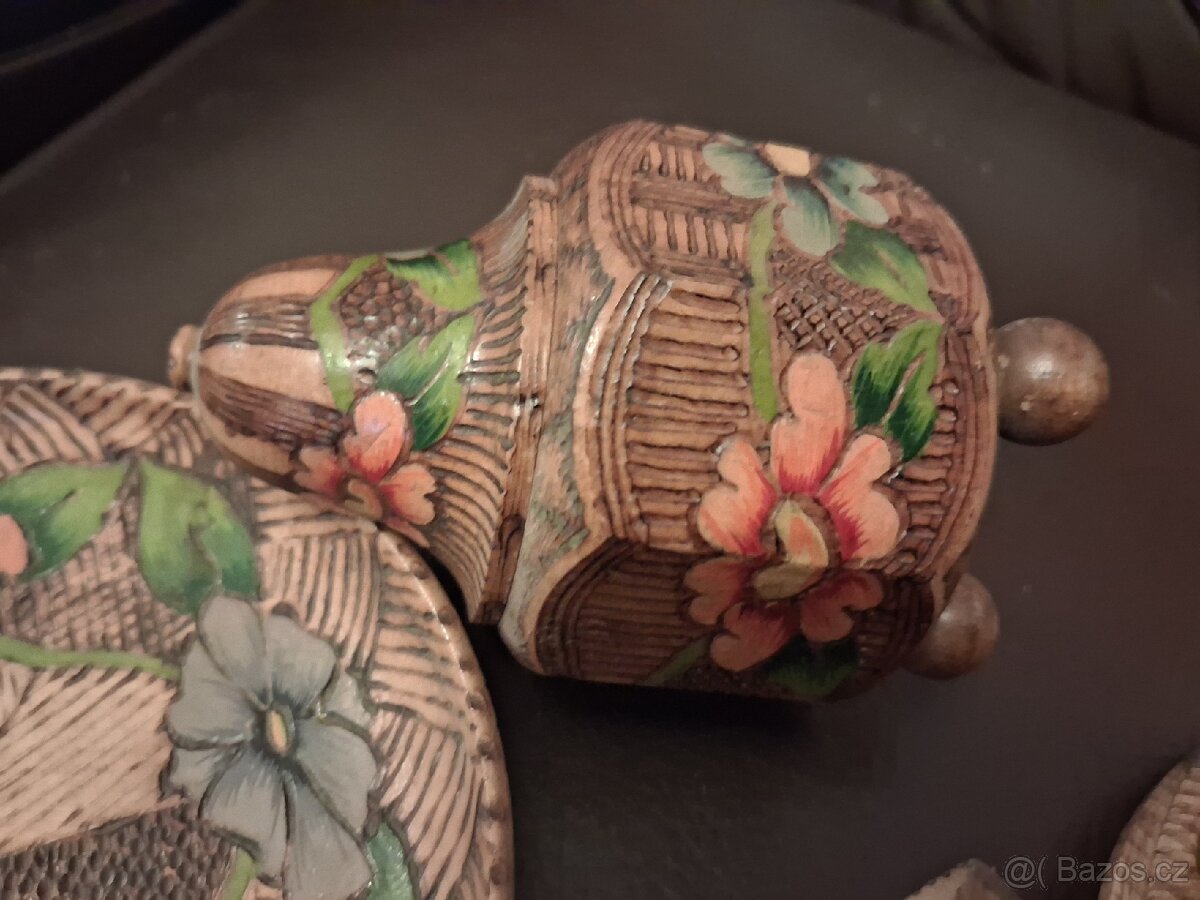 Chalupařské dřevěné starožitné dekorace - 8