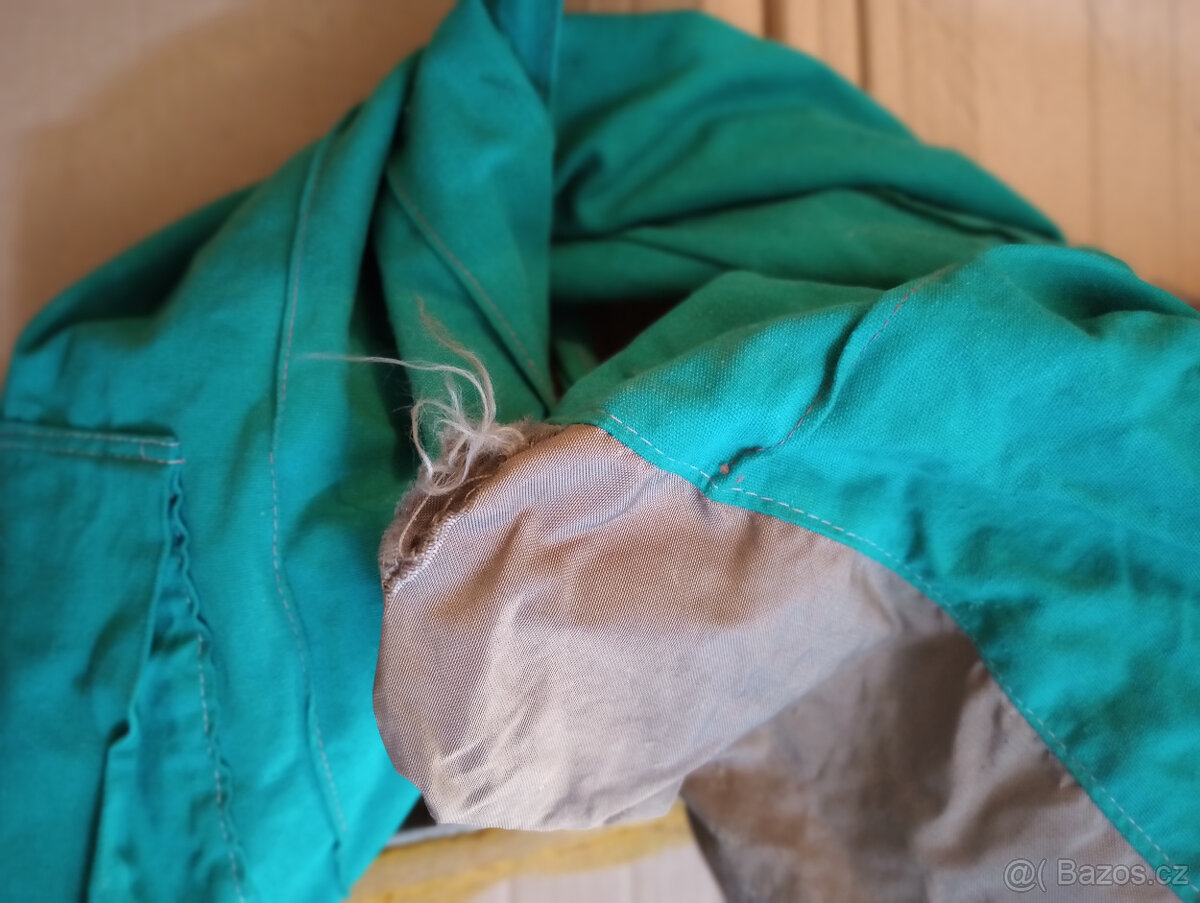 Retro nosič na lyže, kombinace filc a kůže + vak na lyže - 8