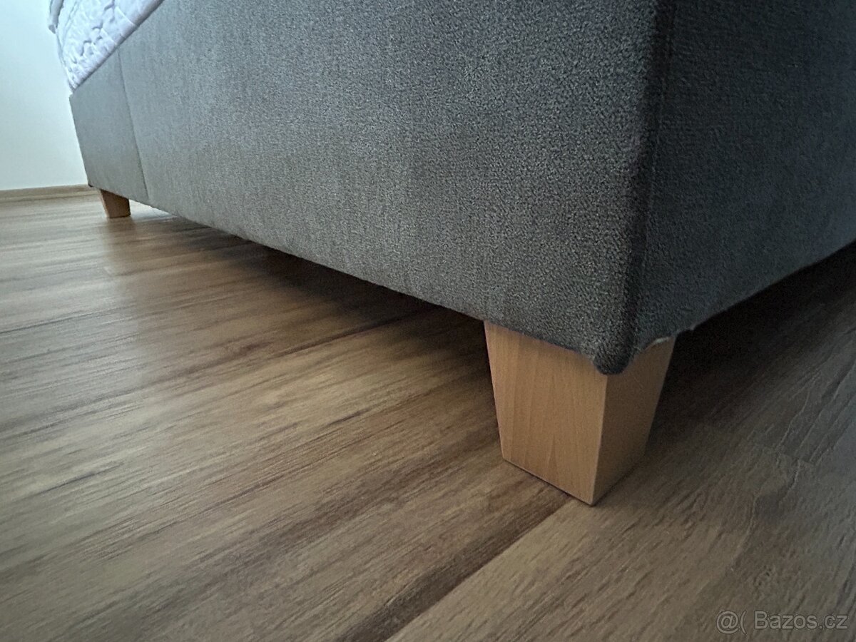 Manželská postel 180/200 s úložným prostorem za super cenu - 8