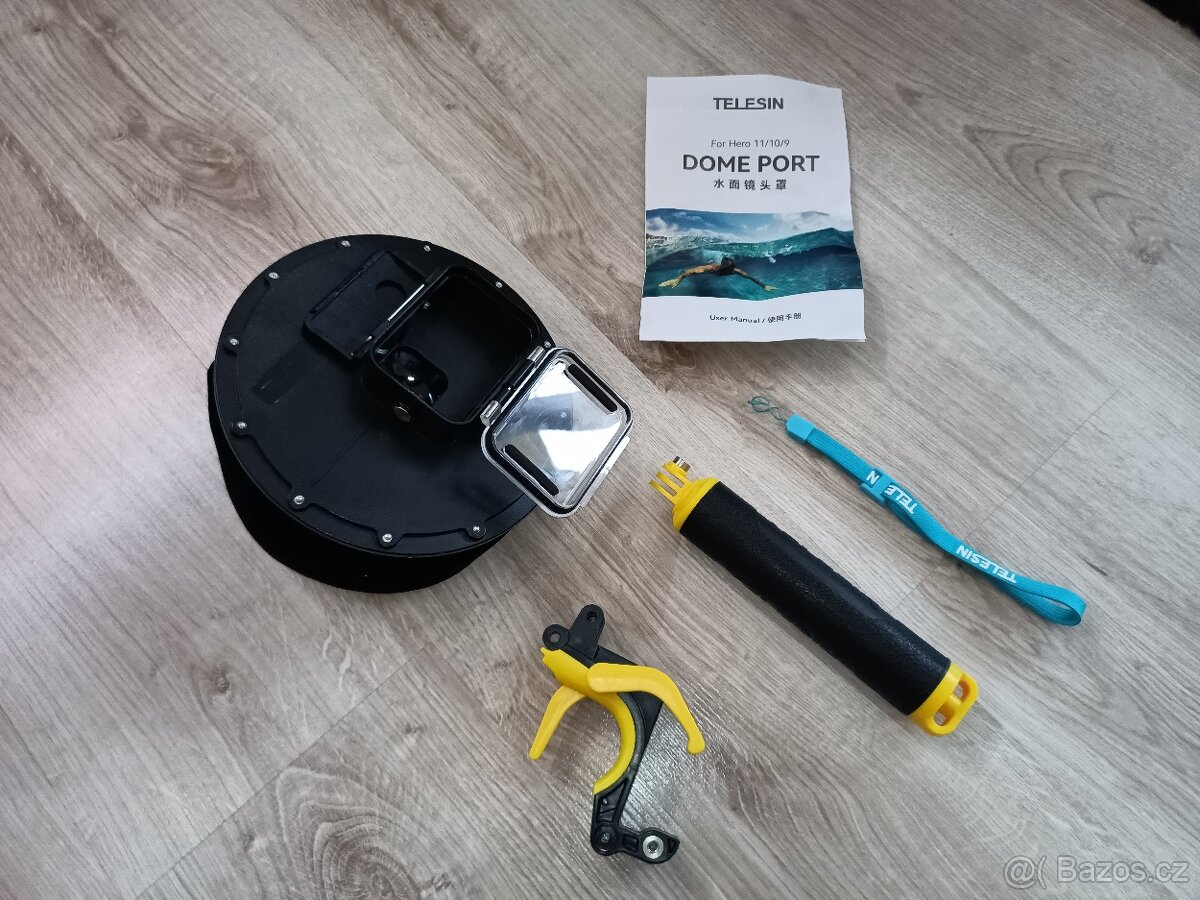 Telesin Vodotěsné Pouzdro 30m GoPro Hero 12/11/10/9 - 8