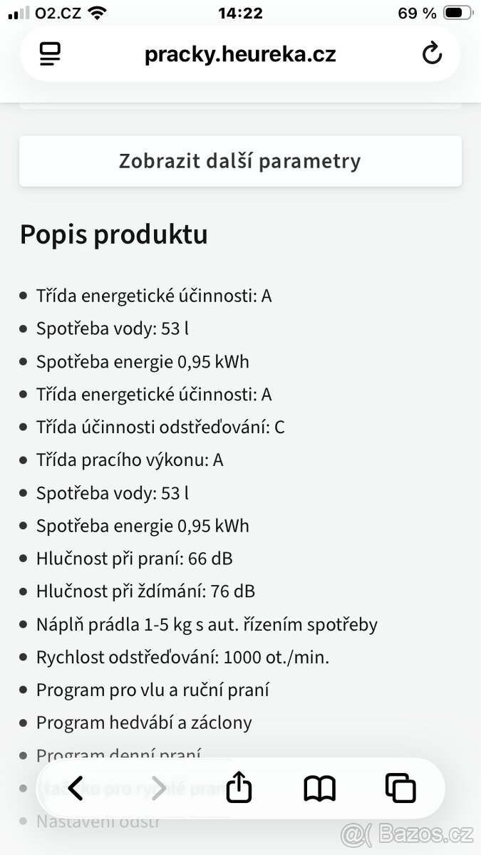 Automatická pračka INDESIT WIN 102 náplň 1-5kg - 8