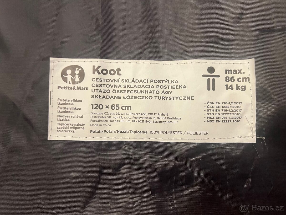 Dětská postýlka s kvalitní matrací - 8