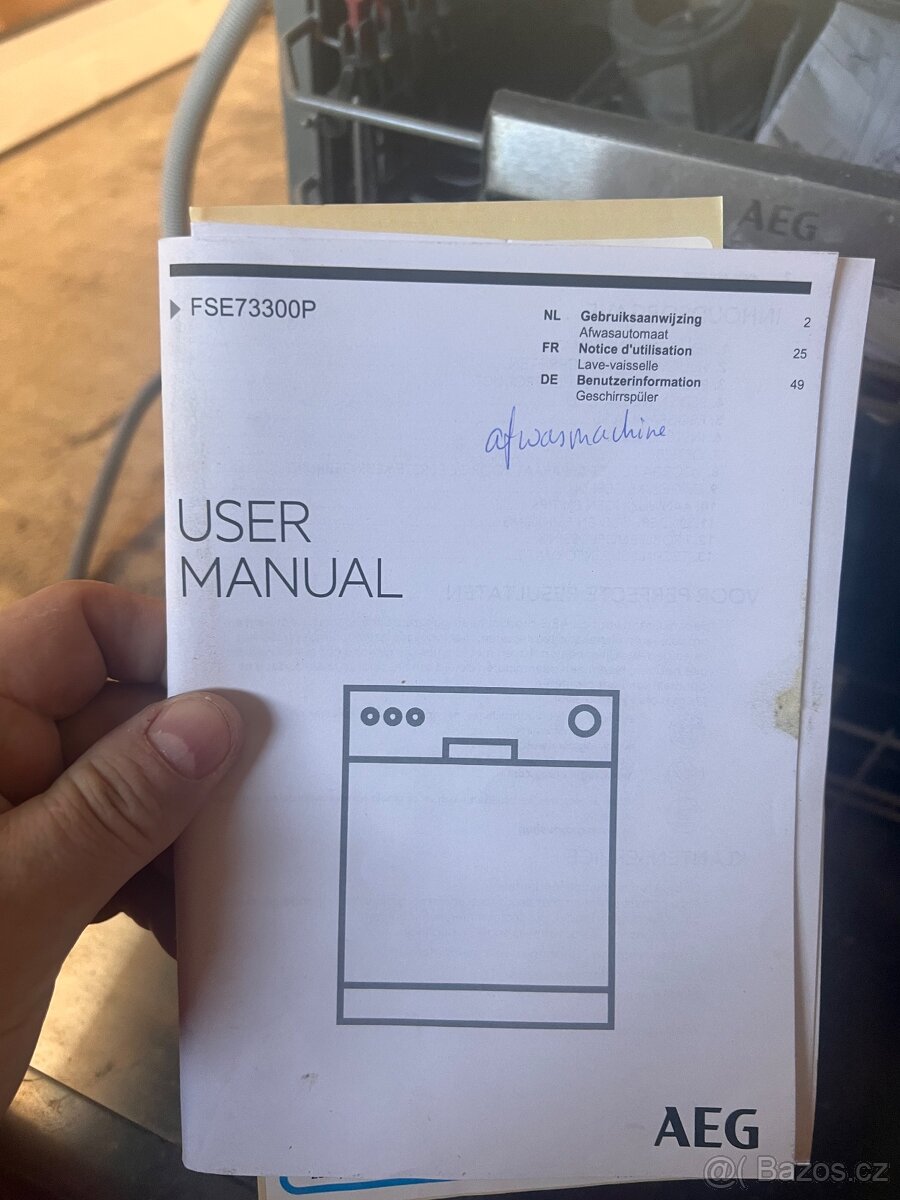 AEG myčka k vestavbě do linky - 8