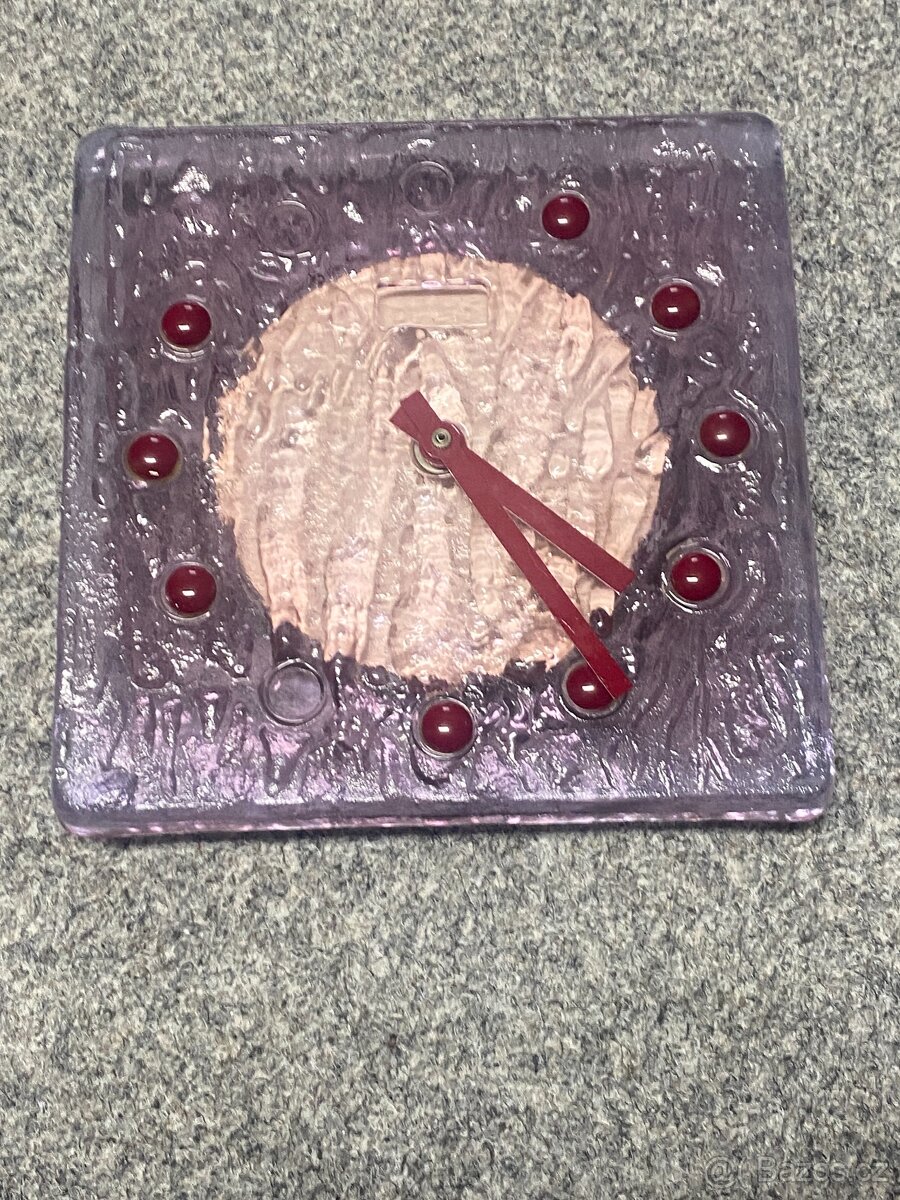 hodiny prim skleněné nástěnné hodiny prim retro hodiny prim - 8