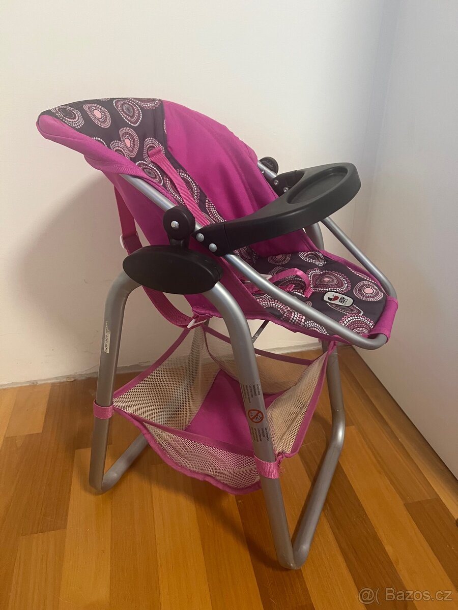 Jídelní židlička pro panenku - 8