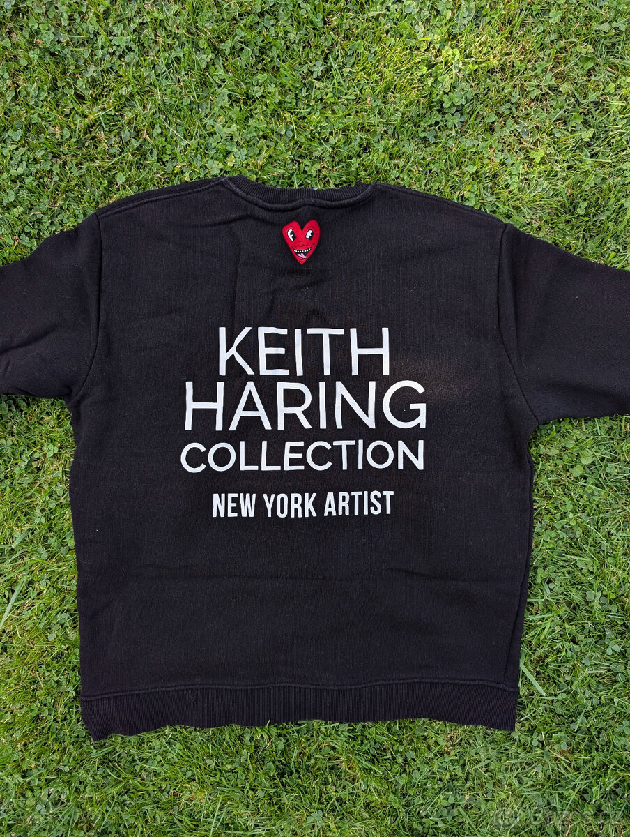 Keith Haring triko, mikina, šortky vel. M - 8