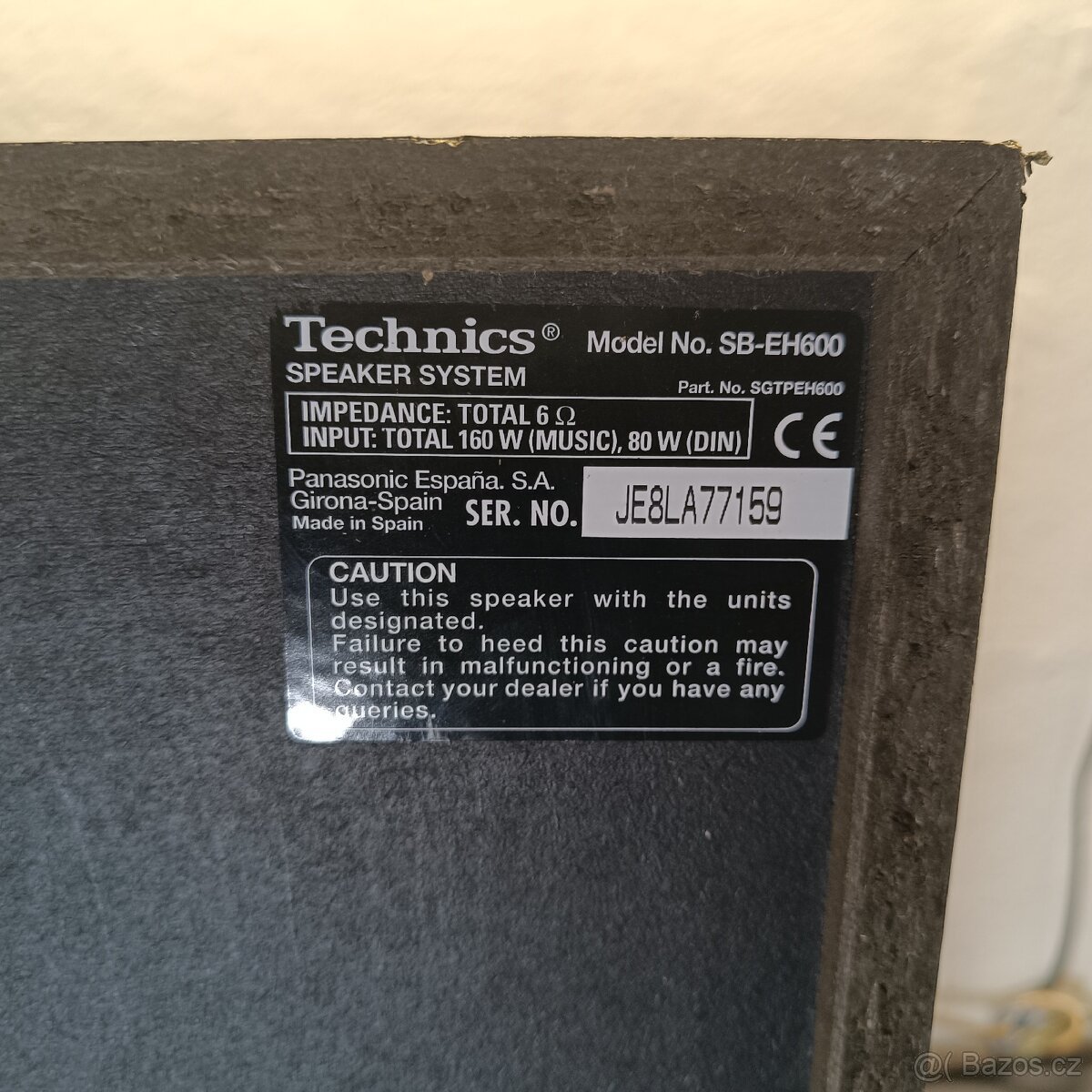 TECHNICS SB-EH600 - 8