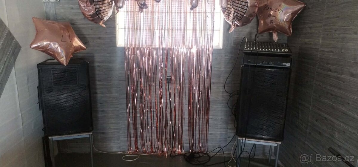 Hudební bedny Tapco pasivní+mix Phonic - 8