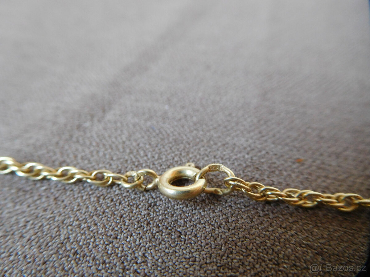 ZLATÝ ŘETÍZEK - NÁHRDELNÍK - 14k - 8