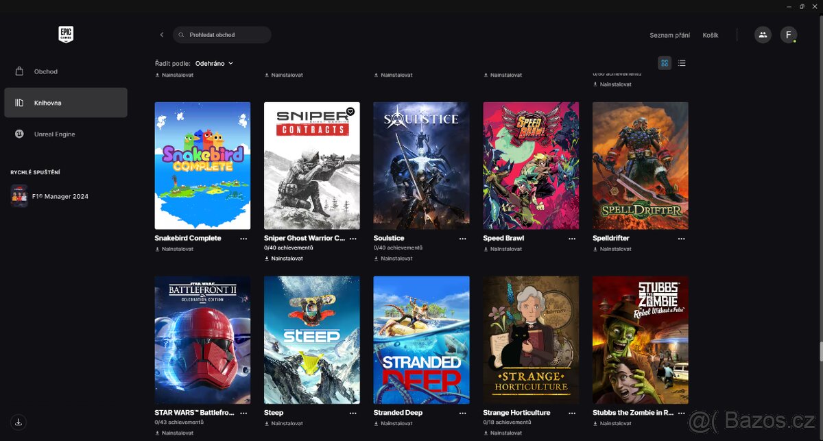 Prodám účet Epic Games – 266 her, hodnota 65 000 Kč+ - 8