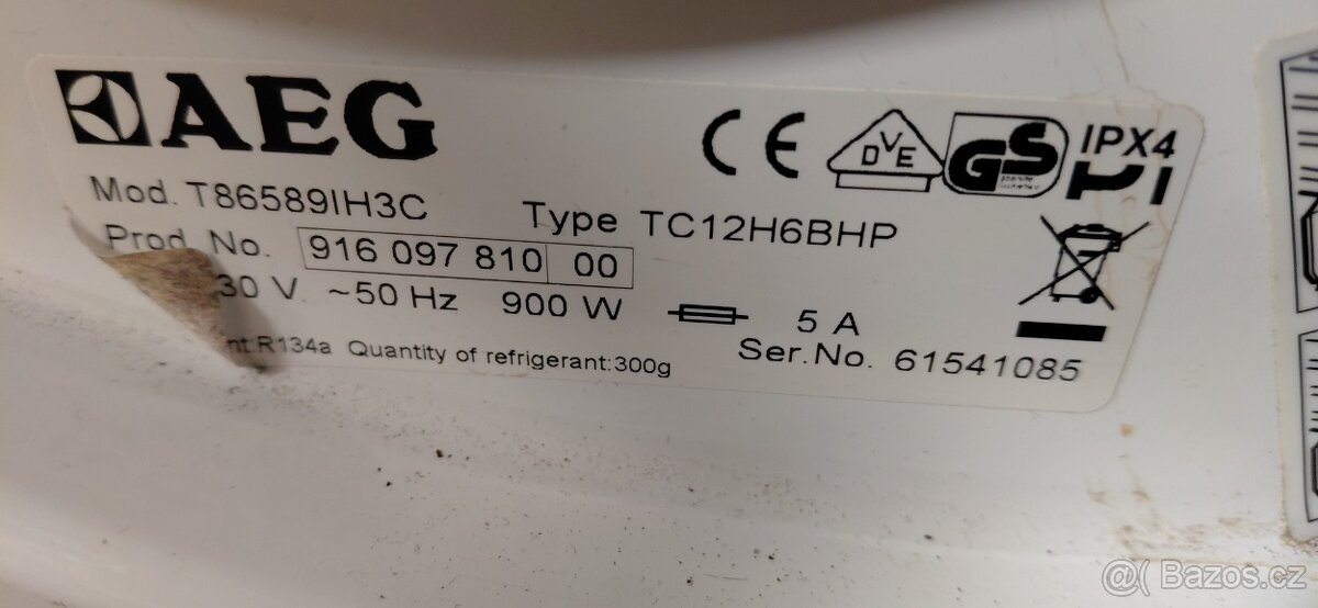 Aeg pračka a sušička 9 a 8 kg... - 8