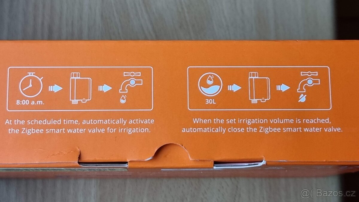Chytrý vodní ventil / závlaha Sonoff SWV ZigBee - 8