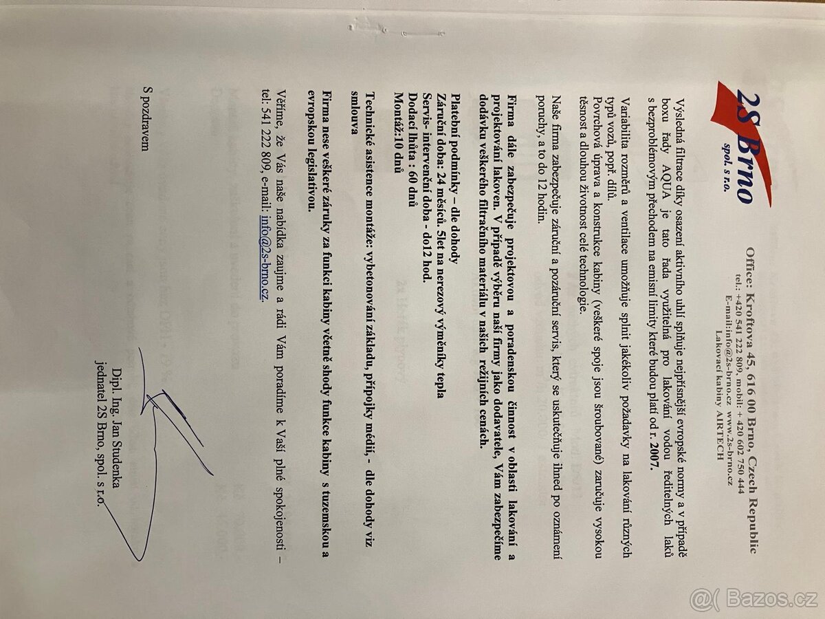 Průmyslová lakovna 10x5x4,3m AIRTECH MODULAR 10x5x4,3m - 8