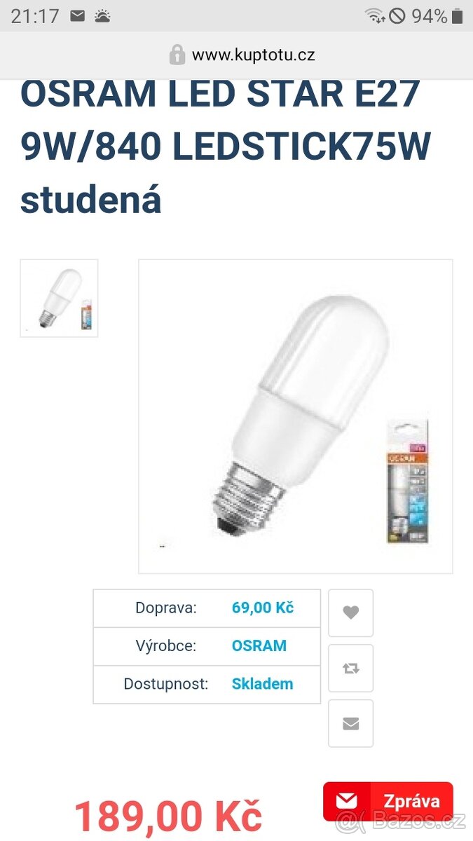 Nové led žárovky osram - 8