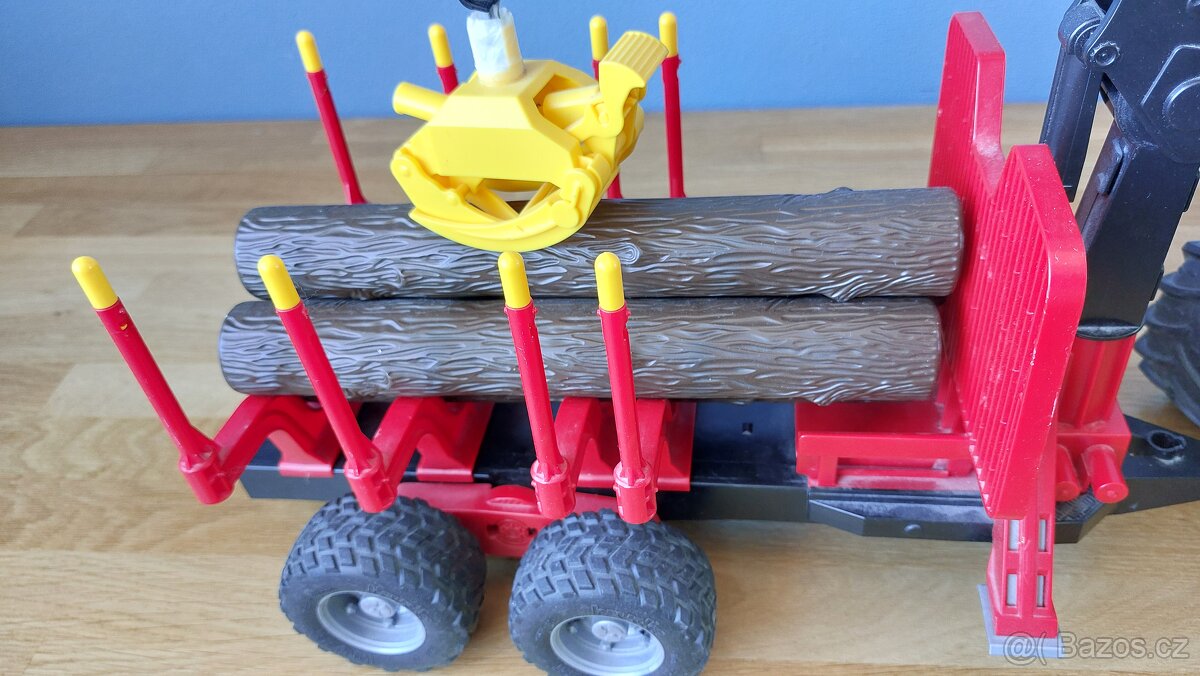 Traktor Bruder John Deere 7930 + vlek - 8