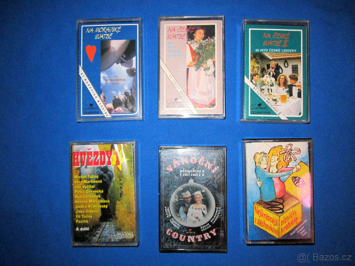 České, pop, a country audiokazety - 8