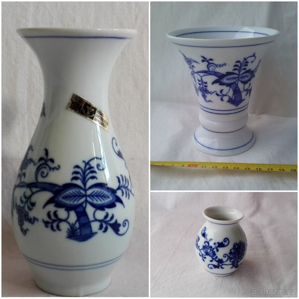 Cibulák souprava slánek/ i jednotlivě / stolní doplnky I.Tř. - 8